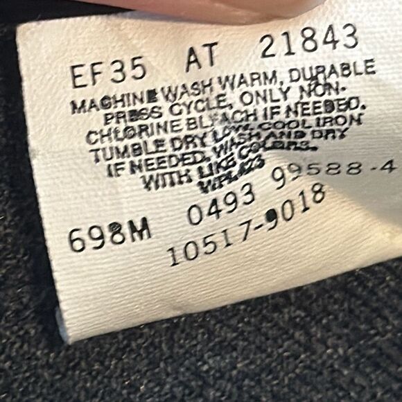 Levi’s Blue Polyester Dress Pants size 38x31 Black Tag - Picture 7 of 7